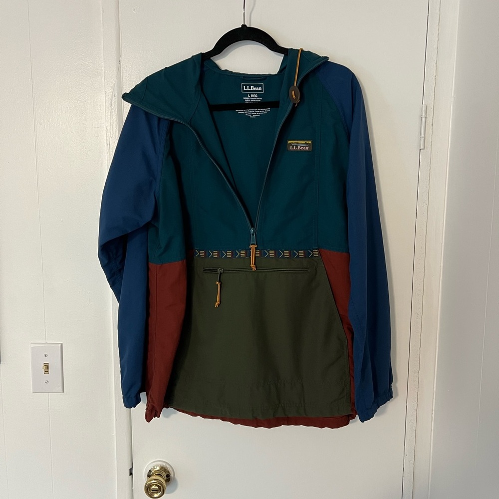 L.L. Bean Teal and Navy Jacket